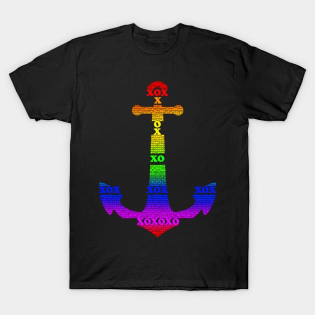 Anchored Love T-Shirt by Not Meow Designs 